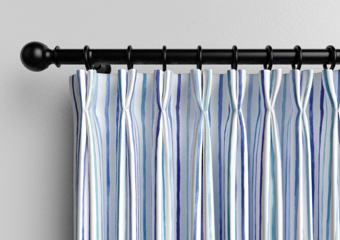 Vintage Stripe, Riviera - Made to Measure Curtains - Image 10